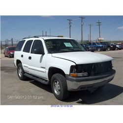 2000 - CHEVROLET TAHOE