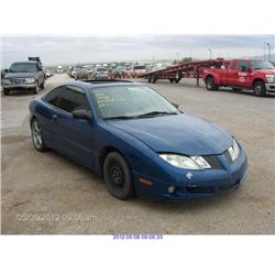 2003 - PONTIAC SUNFIRE //SALVAGE TITLE