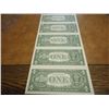 Image 2 : 5 CONSECUTIVE LOW SERIAL # 2003-A $1 FRN'S