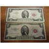 Image 1 : 1953-B & 63-A $2 US NOTES RED SEALS