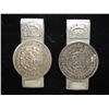 Image 1 : 2 MONEY CLIPS MADE FROM MEXICAN PESOS