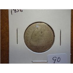 1856 SEATED LIBERTY QUARTER