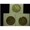 Image 2 : 1918-S,29-S & 33-S WALKING LIBERTY HALF DOLLARS