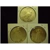 Image 2 : 1922-D,23 & 25-S PEACE SILVER DOLLARS