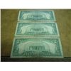 Image 2 : 3-1963 US $5 NOTES RED SEALS