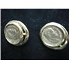 Image 1 : PAIR OF COIN EARRINGS AS SHOWN