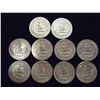 Image 2 : 10 ASSORTED WASHINGTON SILVER QUARTERS