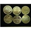 Image 1 : 1988 ISLE OF MAN STEAM NAVIGATION 6 COIN SET (UNC)