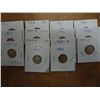 Image 1 : 14 ASSORTED MERCURY DIMES 1916-1945