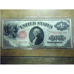 1917 US LARGE SIZE ONE DOLLAR LEGAL TENDER NOTE