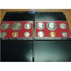 1976 & 77 US PROOF SETS (WITH BOXES)