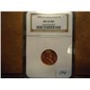 Image 1 : 1960-D LARGE DATE LINCOLN CENT NGC MS65 RD