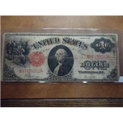 1917 US LARGE SIZE $1 LEGAL TENDER NOTE
