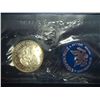 Image 2 : 1972-S IKE SILVER DOLLAR (UNC) (BLUE PACK)