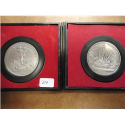 2 US MINT AMERICAS 1ST MEDALS IN PEWTER