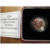 Image 1 : 1994 UNITED KINGDOM SILVER PROOF PIEDFORT 1 POUND