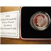 Image 2 : 1994 UNITED KINGDOM SILVER PROOF PIEDFORT 1 POUND