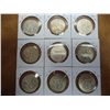 Image 2 : 9 SILVER KENNEDY HALF DOLLARS SEE DESCRIPTION