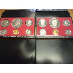 1973 & 74 US PROOF SETS (WITH BOXES)