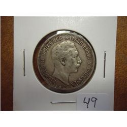 1902-A GERMAN 2 MARK SILVER