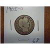 Image 1 : 1905-O BARBER QUARTER
