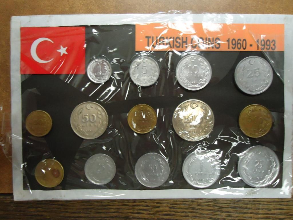 TURKISH COINS 19601993 SET (AS SHOWN)