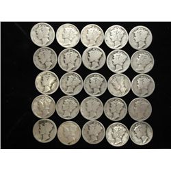 25-1917-1945 MERCURY DIMES