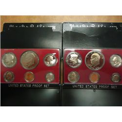 1975 & 76 US PROOF SETS (WITH BOXES)