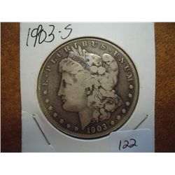 1903-S MORGAN SILVER DOLLAR (BETTER DATE)