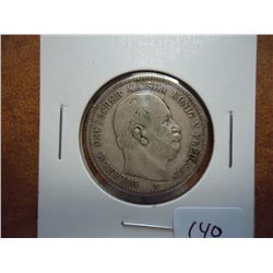 1876-A SILVER 3RD RIECH 2 MARK