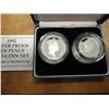 Image 2 : 1992 UNITED KINGDOM SILVER PF 10 PENCE 2 COIN SET