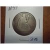 Image 1 : 1877 SEATED LIBERTY HALF DOLLAR