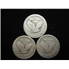 Image 2 : 1926,27 & 29 STANDING LIBERTY QUARTERS