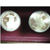 Image 2 : 1983/84 US OLYMPIC 2 COIN SILVER DOLLAR PF SET