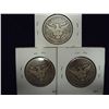 Image 2 : 1908-D,09 & 11 BARBER HALF DOLLARS
