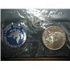 Image 1 : 1972-S IKE SILVER DOLLAR (UNC) (BLUE PACK)