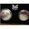 Image 2 : 1991-95 WWII 50TH ANNIVERSARY 2 COIN UNC SET