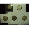 Image 2 : 5 ASSORTED SEATED LIBERTY DIMES