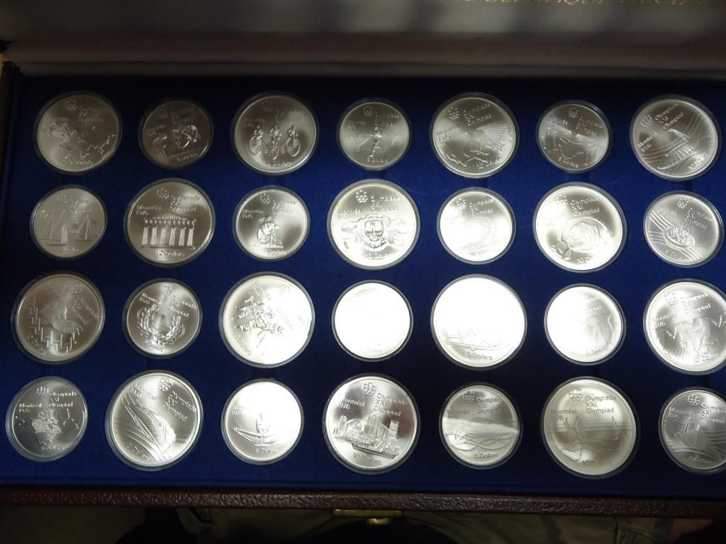 1976 CANADIAN OLYMPIC COIN SET 28 COINS (UNC) 1976 CANADIAN OLYMPIC COIN SET 28 COINS (UNC)