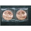 Image 2 : Golden State Mint Copper Round; .999 Fine Copper 1 Oz.; Lot of 2
