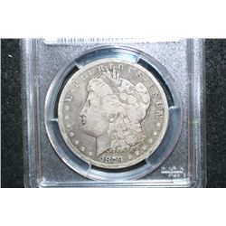 1879-CC Silver Morgan $1; Capped Die; PCGS Graded VG08