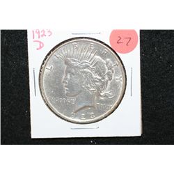 1923-D Peace $1