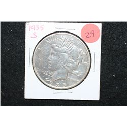 1935-S Peace $1