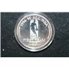 Image 2 : 1995 NBA First Team Limited Edition Silver Round; David Robinson San Antonio Spurs #50; .999 Fine Si