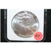 Image 1 : 1993 Silver Eagle $1; NGC Graded MS69