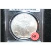 Image 1 : 2003 Silver Eagle $1; PCGS Graded MS69