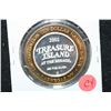 Image 2 : 2002 Treasure Island At The Mirage Las Vegas NV Limited Edition Two-Tone $10 Gaming Token; .999 Fine