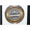 Image 2 : Stardust Resort Las Vegas NV Limited Edition Two-Tone $10 Gaming Token; .999 Fine Silver .60% Oz. AS