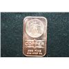 Image 1 : 2012 Copper Ingot; .999 Fine Copper 1 Oz.