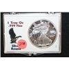 Image 1 : Silver Round; The Dawn Of . . . A New Millenium; .999 Fine Silver 1 Oz.